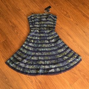 BCBG MaxAzria Harley Tiered Cocktail Party Dress Size 4 NWT
